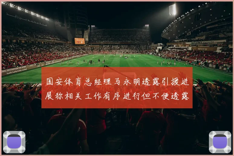 国安体育总经理马永明透露引援进展称相关工作有序进行但不便透露名字